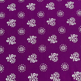 Pound A Metre 3 Metres Luxury Printed Cotton – 42" Wide- (Purple)