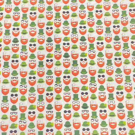 Pound A Metre 3 Metres Luxury Printed Cotton – 45" Wide- (Man) (EOL)