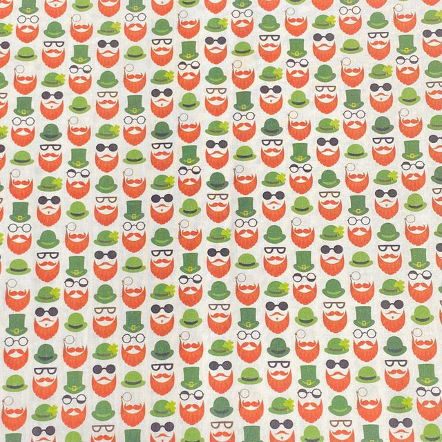 Pound A Metre 3 Metres Luxury Printed Cotton – 45" Wide- (Man) (EOL)