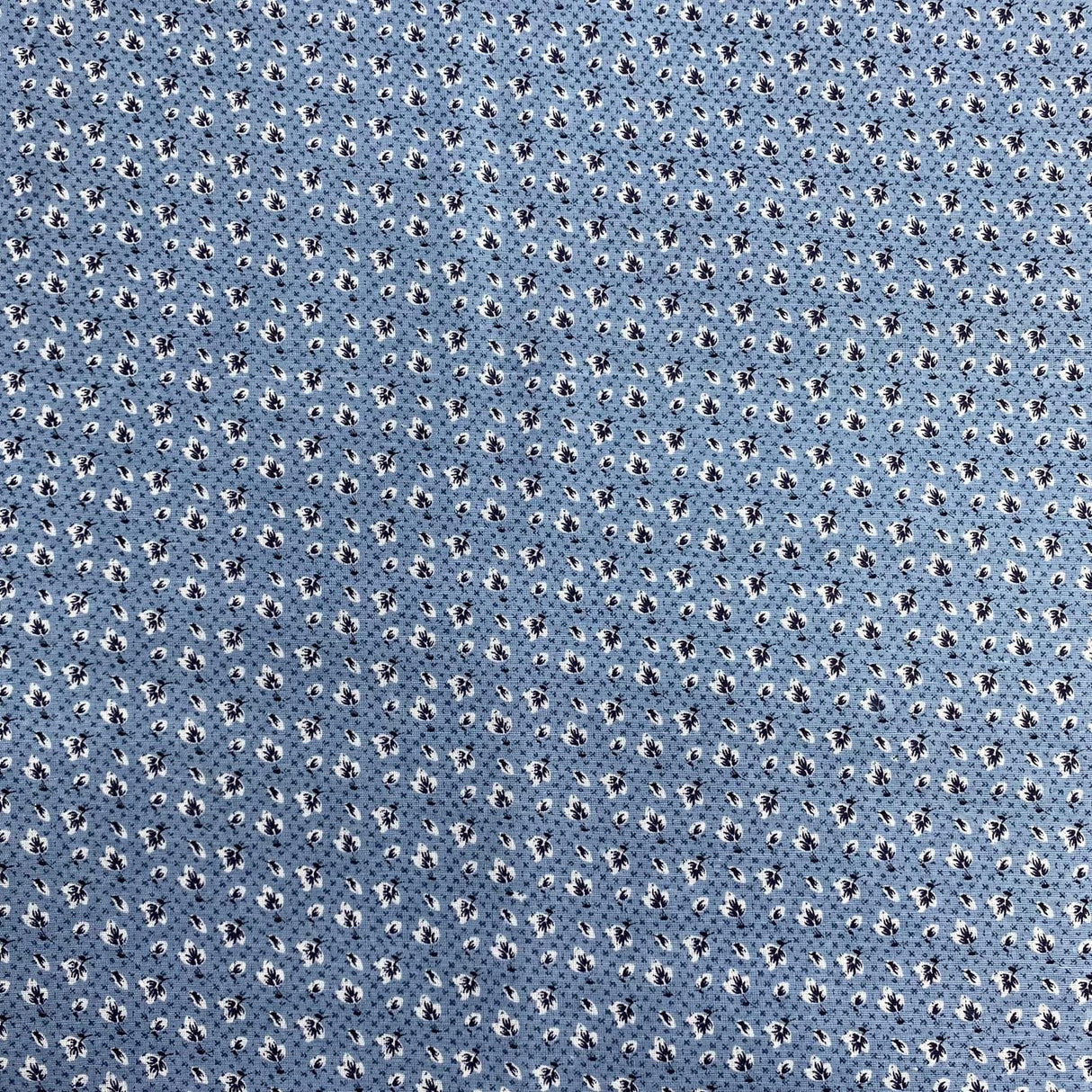 Pound A Metre 3 Metres Luxury Printed Polyester Cotton – 44" Wide- (Blue)