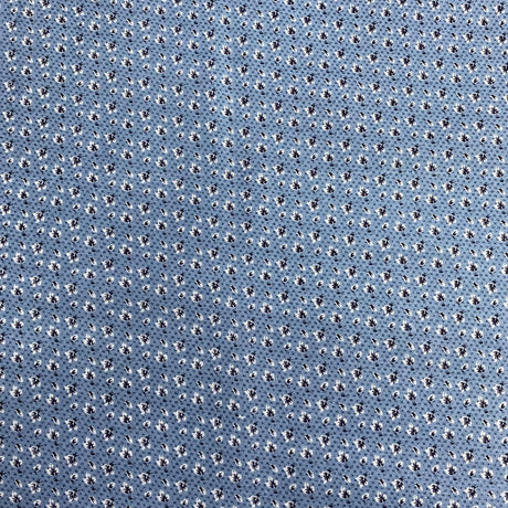 Pound A Metre 3 Metres Luxury Printed Polyester Cotton – 44" Wide- (Blue)