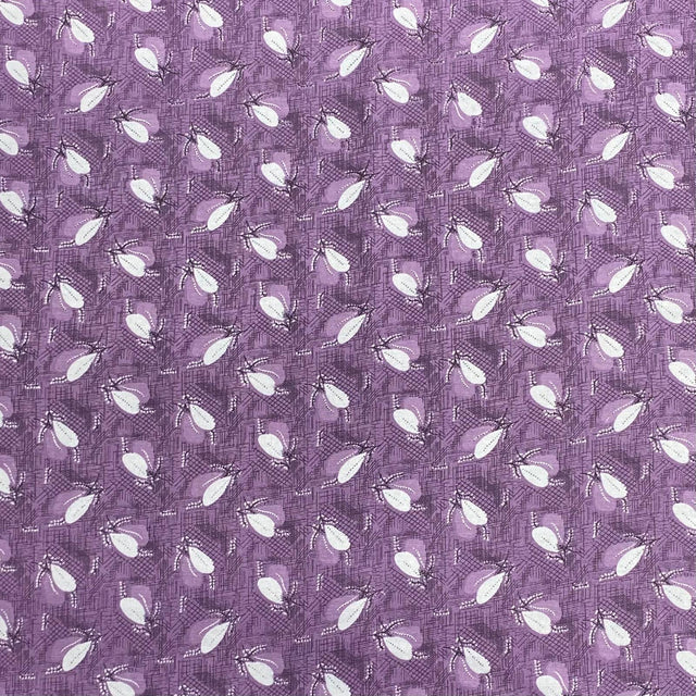 Pound A Metre 3 Metres Luxury Printed Polyester Cotton – 44" Wide- (Grape Leaf)