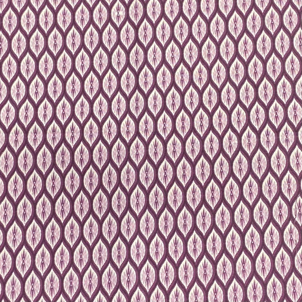 Pound A Metre 3 Metres Luxury Printed Polyester Cotton – 44" Wide- (Grape)