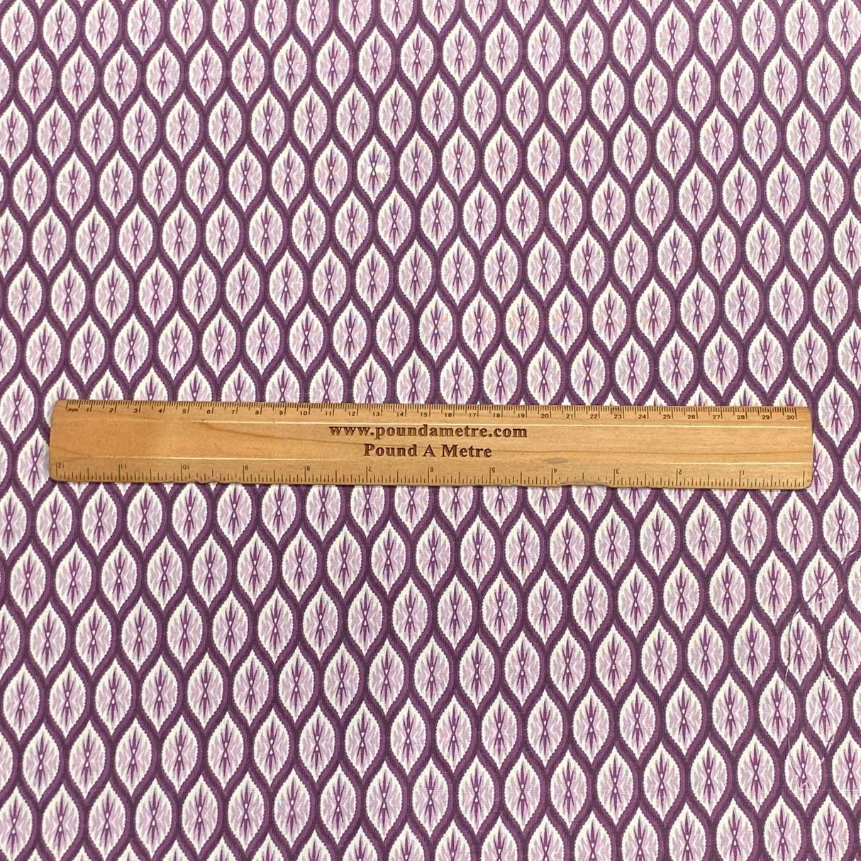 Pound A Metre 3 Metres Luxury Printed Polyester Cotton – 44" Wide- (Grape)