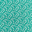 Pound A Metre 3 Metres Luxury Printed Polyester Cotton – 44" Wide- (Green Flower)
