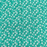 Pound A Metre 3 Metres Luxury Printed Polyester Cotton – 44" Wide- (Green Flower)