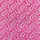 Pound A Metre 3 Metres Luxury Printed Polyester Cotton – 44" Wide- (Pink Flower)