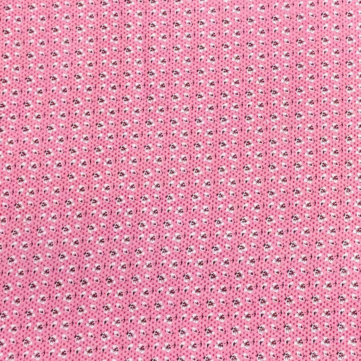 Pound A Metre 3 Metres Luxury Printed Polyester Cotton – 44" Wide- (Pink)