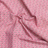 Pound A Metre 3 Metres Luxury Printed Polyester Cotton – 44" Wide- (Pink)