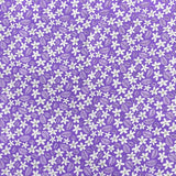 Pound A Metre 3 Metres Luxury Printed Polyester Cotton – 44" Wide- (Purple Flower)