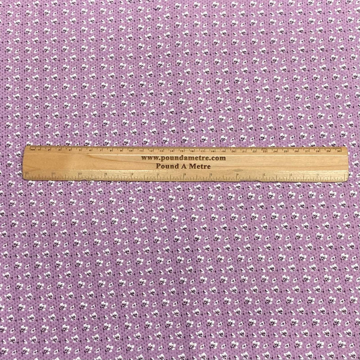 Pound A Metre 3 Metres Luxury Printed Polyester Cotton – 44" Wide- (Purple)