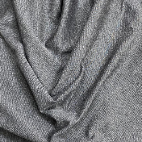 Pound A Metre 3 Metres Luxury Ribbed Jersey - 55" Wide (Dark Grey)