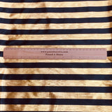 Pound A Metre 3 Metres 3 Metres Luxury Satin Effect Jersey - 55"  (Gold & Black)