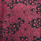 Pound A Metre 3 Metres Luxury Satin-Effect Suede Fabric- 60'' Wide - (Maroon Peacock)