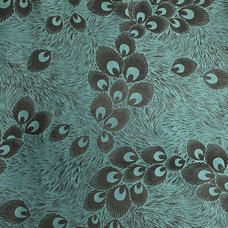 Pound A Metre 3 Metres Luxury Satin-Effect Suede Fabric- 60'' Wide - (Teal Peacock) (EOL)