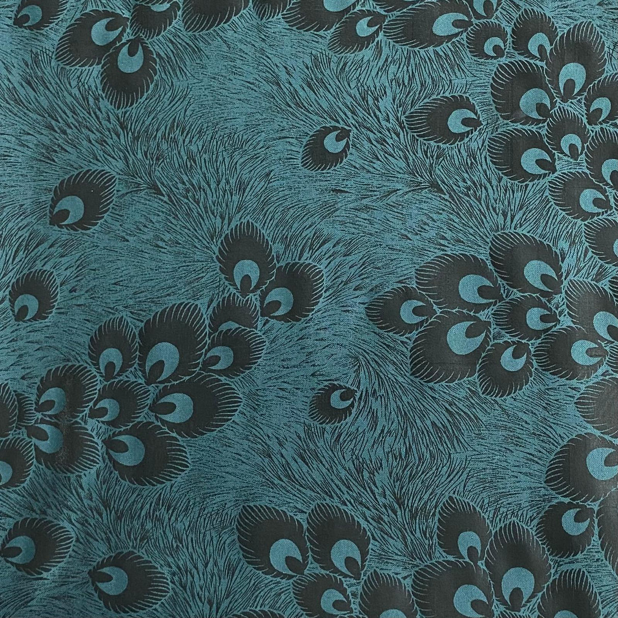 Pound A Metre 3 Metres Luxury Satin-Effect Suede Fabric- 60'' Wide - (Teal Peacock)
