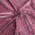 Pound A Metre 3 Metres Luxury Satin-Effect Suede Fabric- 60'' Wide - (Wine) (EOL)