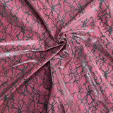 Pound A Metre 3 Metres Luxury Satin-Effect Suede Fabric- 60'' Wide - (Wine) (EOL)