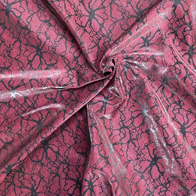 Pound A Metre 3 Metres Luxury Satin-Effect Suede Fabric- 60'' Wide - (Wine) (EOL)