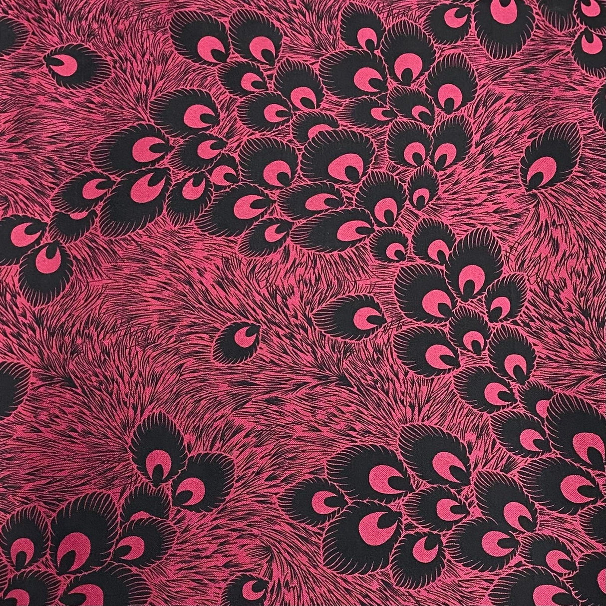 Pound A Metre 3 Metres Luxury Satin-Effect Suede Fabric- 60'' Wide - (Wine Peacock) (EOL)