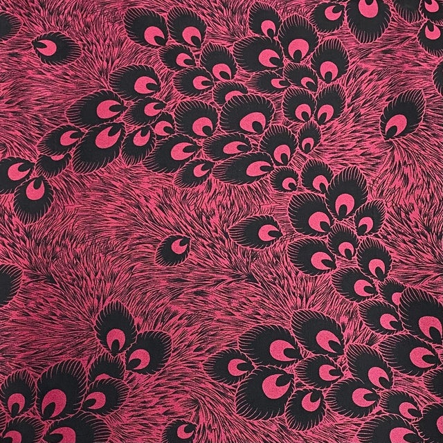 Pound A Metre 3 Metres Luxury Satin-Effect Suede Fabric- 60'' Wide - (Wine Peacock) (EOL)
