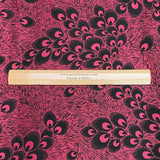 Pound A Metre 3 Metres Luxury Satin-Effect Suede Fabric- 60'' Wide - (Wine Peacock) (EOL)