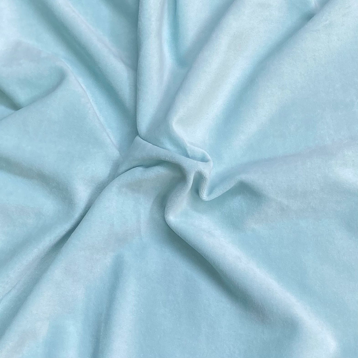 Pound A Metre 3 Metres 3 Metres Luxury Soft Fleece Ponte Scuba - 55" Wide (Sky) (POUND)