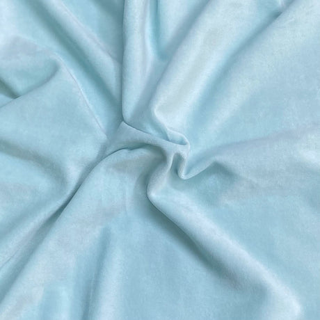 Pound A Metre 3 Metres 3 Metres Luxury Soft Fleece Ponte Scuba - 55" Wide (Sky) (POUND)