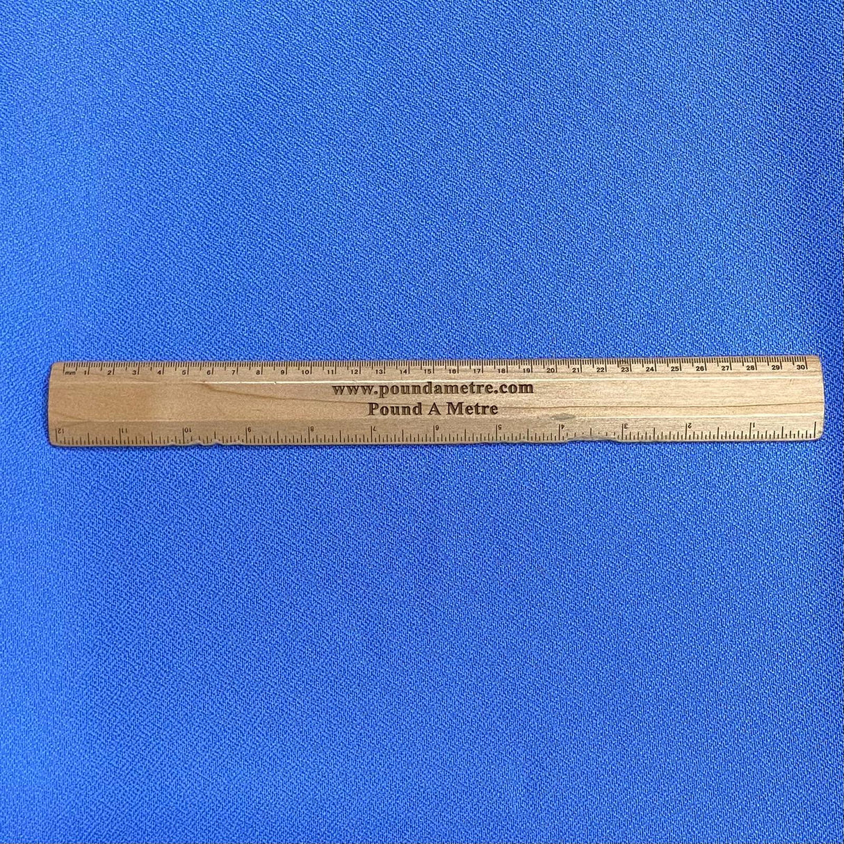 Pound A Metre 3 Metres 3 Metres Luxury Soft Heavy Crepe - 55" Wide (Blue)