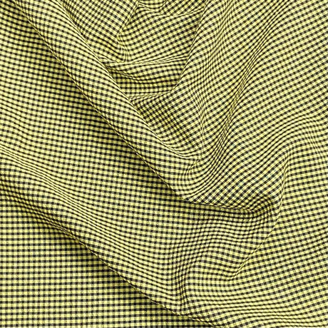 Pound A Metre 3 Metres 3 Metres Luxury Soft Heavy Printed Crepe - 55" Wide (Checks)