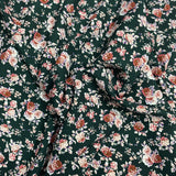 Pound A Metre 3 Metres 3 Metres Luxury Soft Heavy Printed Crepe - 55" Wide (Dark Green)