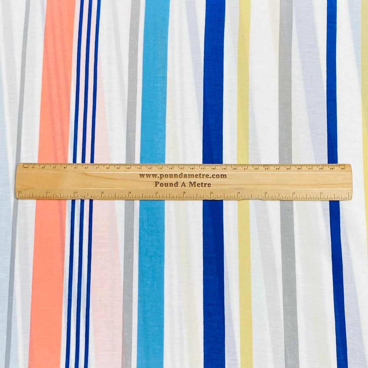 Pound A Metre 3 Metres 3 Metres Luxury Soft Heavy Printed Crepe - 55" Wide (Lines)