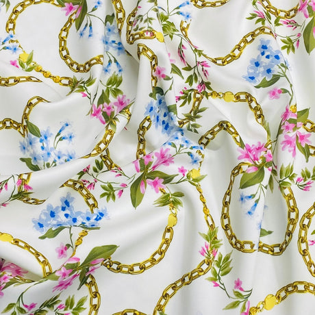 Pound A Metre 3 Metres 3 Metres Luxury Soft Ponte Scuba - 55" Wide (Chains) (EOL)