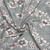 Pound A Metre 3 Metres Luxury Soft Ponte Scuba - 55" Wide (Floral)