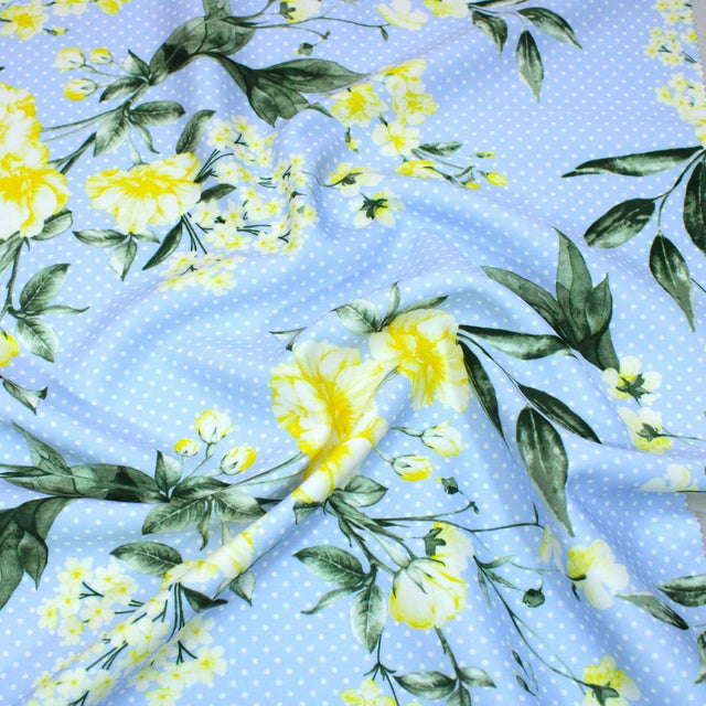 Pound A Metre 3 Metres 3 Metres Luxury Soft Ponte Scuba - 55" Wide (Garden)