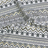Pound A Metre 3 Metres 3 Metres Luxury Soft Ponte Scuba - 55" Wide (Gold Foil)
