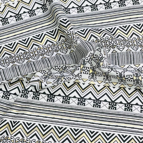 Pound A Metre 3 Metres 3 Metres Luxury Soft Ponte Scuba - 55" Wide (Gold Foil)