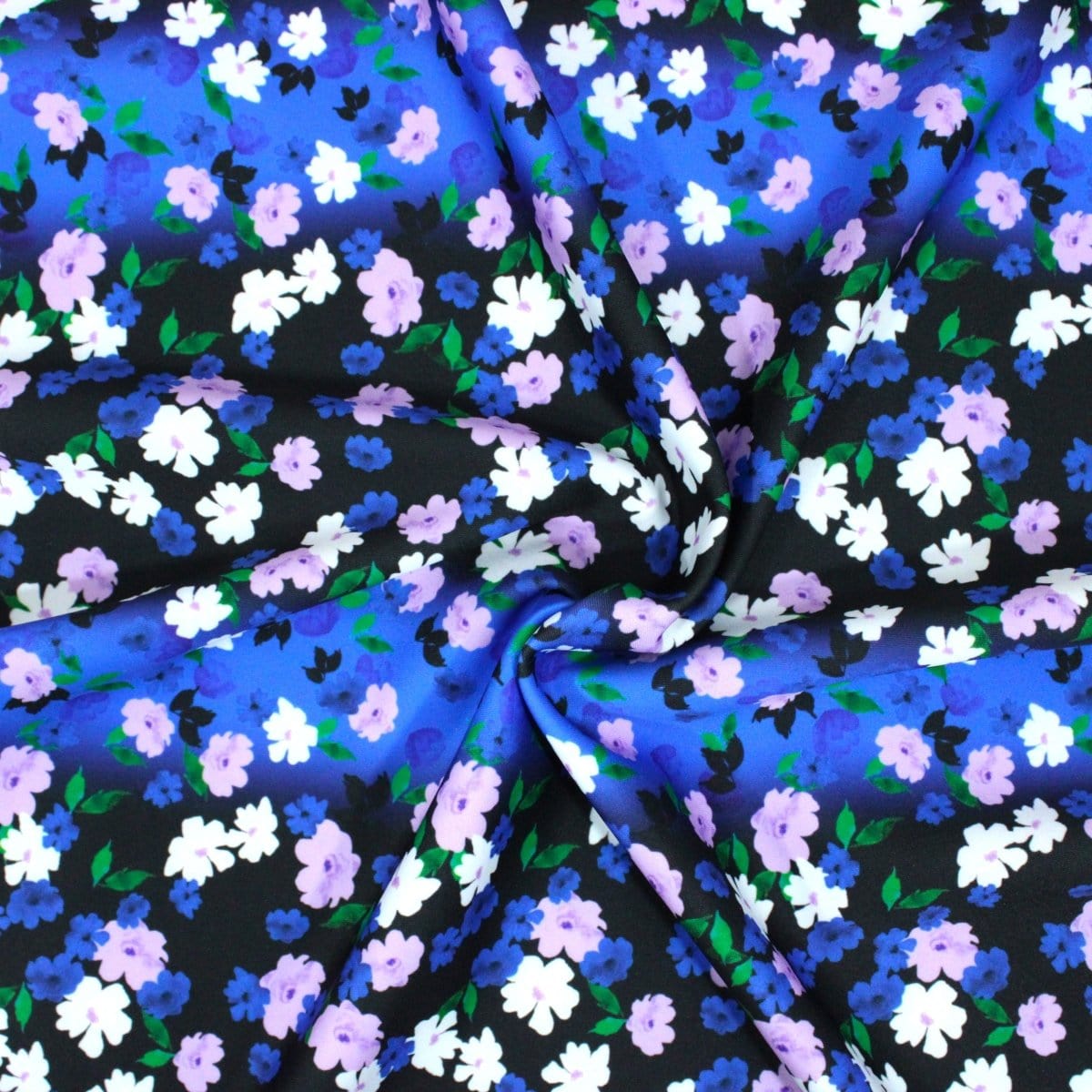 Pound A Metre 3 Metres 3 Metres Luxury Soft Ponte Scuba - 55" Wide (Night Floral)