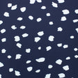 Pound A Metre 3 Metres 3 Metres Luxury Soft Ponte Scuba - 55" Wide (Spots Navy)