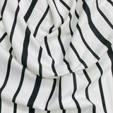 Pound A Metre 3 Metres 3 Metres Luxury Soft Ponte Scuba - 55" Wide (Stripes) (EOL)