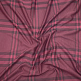 Pound A Metre 3 Metres 3 Metres Luxury Soft Printed Ponte Scuba - 55" Wide (Maroon & Black)