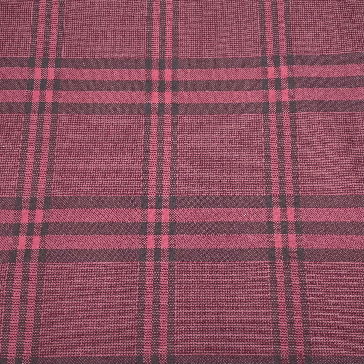 Pound A Metre 3 Metres 3 Metres Luxury Soft Printed Ponte Scuba - 55" Wide (Maroon & Black)