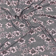 Pound A Metre 3 Metres 3 Metres Luxury Soft Printed Ponte Scuba - 55" Wide (Pink Flowers)