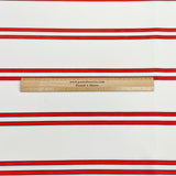 Pound A Metre 3 Metres Luxury Soft Printed Ponte Scuba - 55" Wide - (Red & White)