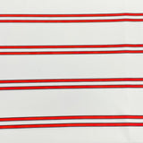 Pound A Metre 3 Metres Luxury Soft Printed Ponte Scuba - 55" Wide - (Red & White)