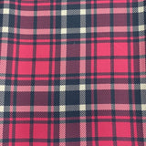 Pound A Metre 3 Metres Luxury Soft Printed Ponte Scuba - 55" Wide - (Tartan)