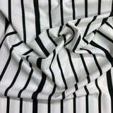Pound A Metre 3 Metres Luxury Soft Printed Ponte Scuba - 55" Wide - (Zebra) (EOL)