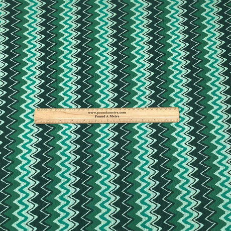 Pound A Metre 3 Metres 3 Metres Luxury Soft Printed Ponte Scuba - 55" Wide (Zigzag)