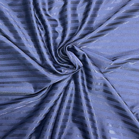 Pound A Metre 3 Metres 3 Metres Luxury Soft Satin Jersey - 55" Wide (Navy) (Multi Buy)