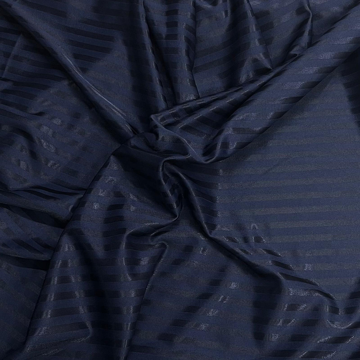 Pound A Metre 3 Metres Luxury Soft Satin Jersey - 55" Wide (Navy)